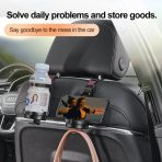 Car Multifunctional Water Cup Holder Car Seat Headrest Hook Auto Back Seat Organizer Hanger Handbag Car Interior Accessories