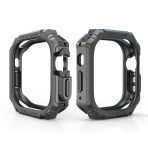 Carbon Fiber Texture shockproof Armor Case for Apple Watch Ultra 9 8 7 Durable TPU Cases for Apple Watch 45mm Case