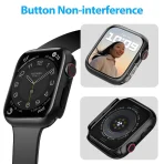 Double protection 2 in 1 PC case + Tempered glass full protective for your iPhone watch Apple watch 6 5 4 7