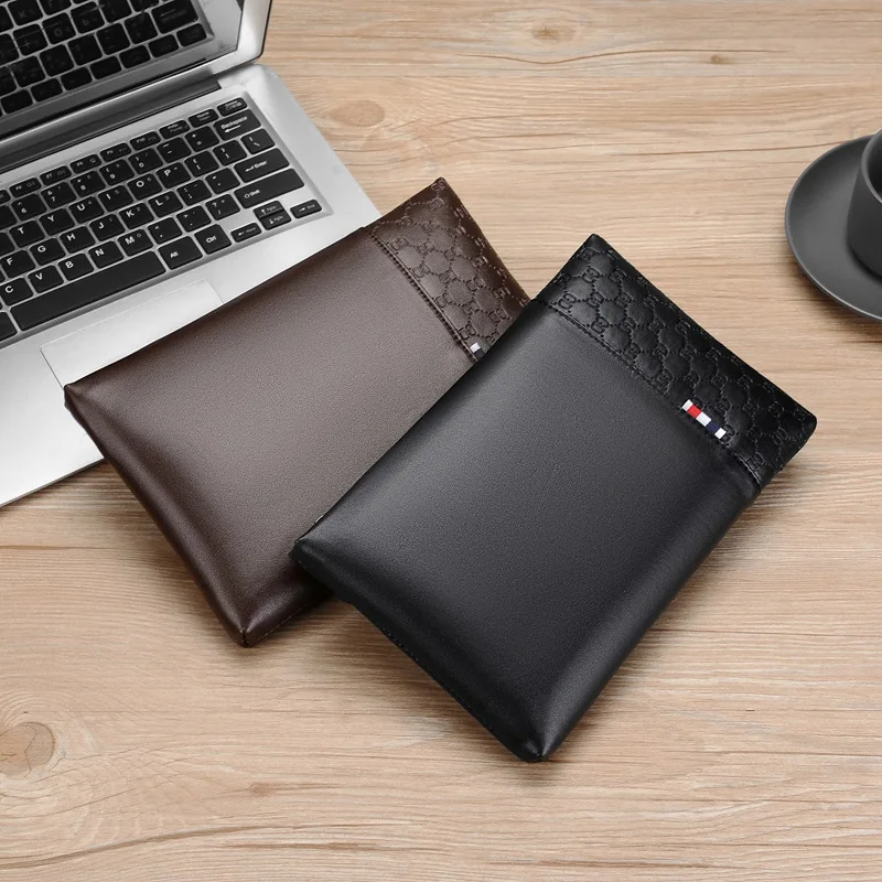 Fashion Men's Clutch Bag Custom Ultra-thin Mens Clutch Bag Handbag Pu Leather Large Capacity Wallet Men's Clutch Bag