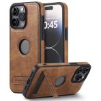 For Iphone 16 plus case Premium PU Leather Case For iPhone 15 14 Plus 13 12 Pro Max Leather Case With Metal Bracket Holder