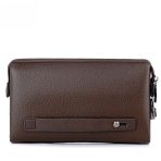 Genuine Leather Business Password Lock Wallet For Man Woman