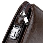 Genuine Leather Business Password Lock Wallet For Man Woman