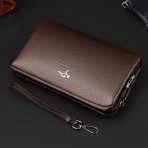 HB012 Customized Style Men Briefcase Large Capacity Wallet Bags bolso de mano para hombre Business PU Leather Handbags with Lock