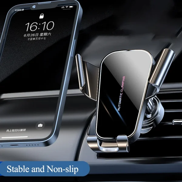 Mobile Car Vent Gravity Car Phone Holder Portable Mechanical Car Cell Mount with Clip