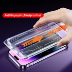 2024 Mobile Case Screen Protector Full Coverage Tempered Glass For Iphone 15 Dust-Removal Privacy Easy App Screen Protector