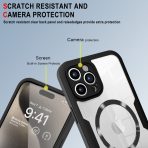 360 degree full Protect hard pc magnetic phone case for iPhone 16 Pro full protect magnetic phone case for iPhone 16 15