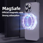 Fashion Mobile Phone Case For iPhone 11 12 13 14 15 Pro Max Camera Lens Glass Hard Magnetic Phone Cover Funda Shell Coque