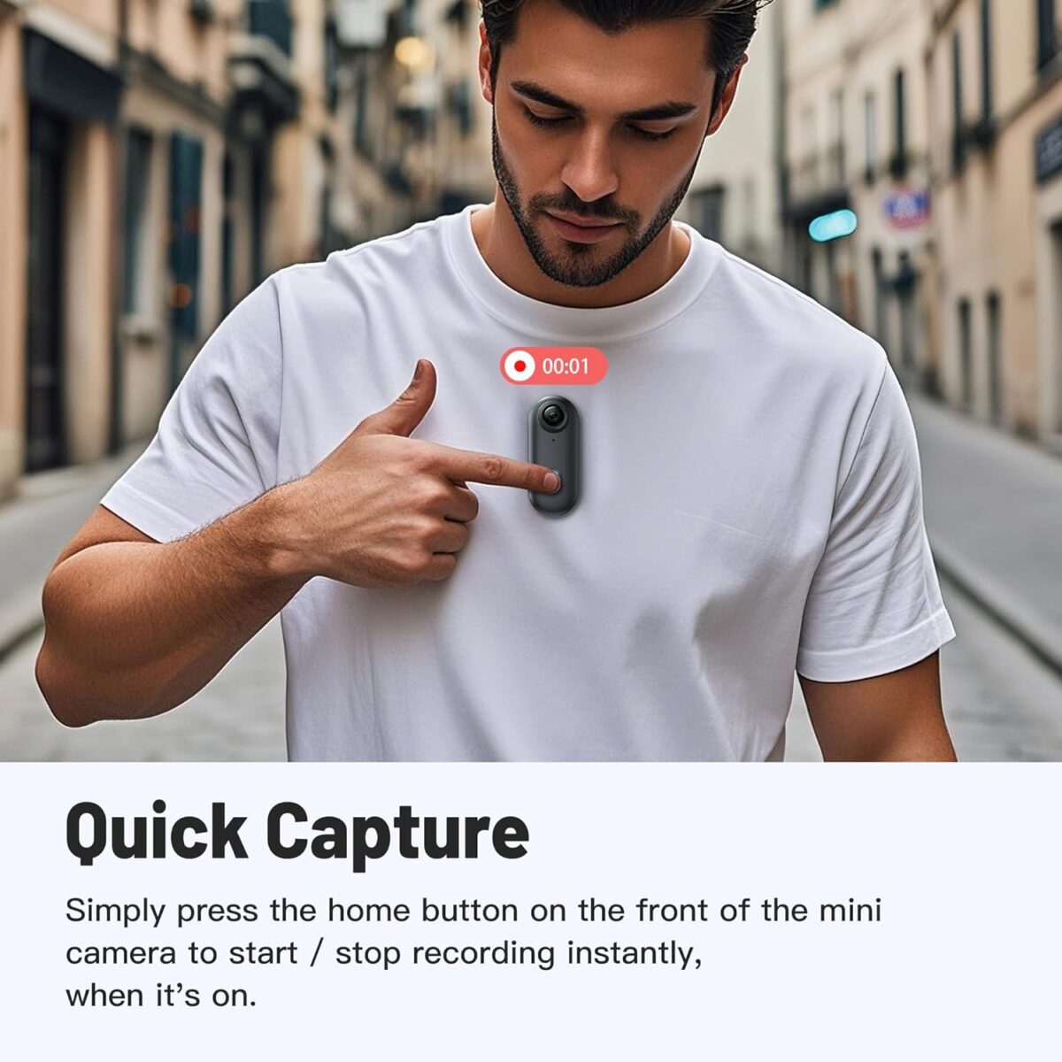 Wifi Connection 1080P Outdoor Sports Underwater Video Camera Action Cam for Helmet, Bicycle, Vlogging