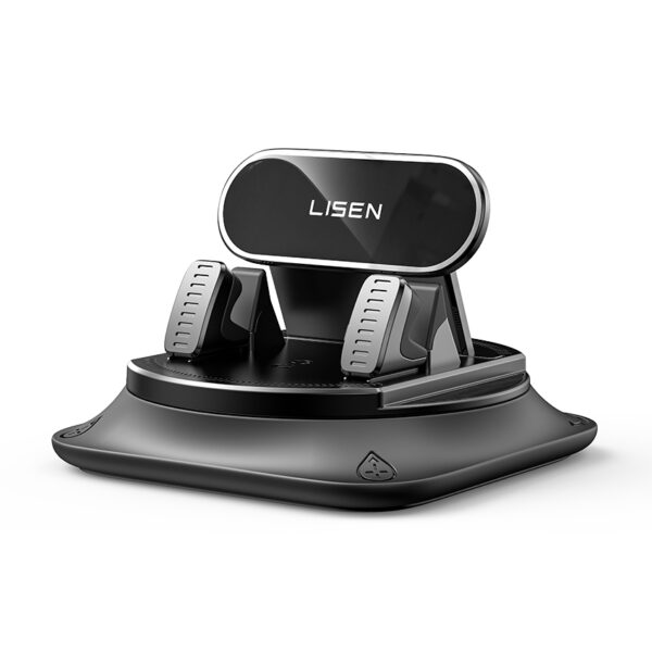 LISEN New Design Holder 360° Rotation Anti-Slip High-Strength Suction Cup Car Phone Holder for Driving Navigation and Dashboard
