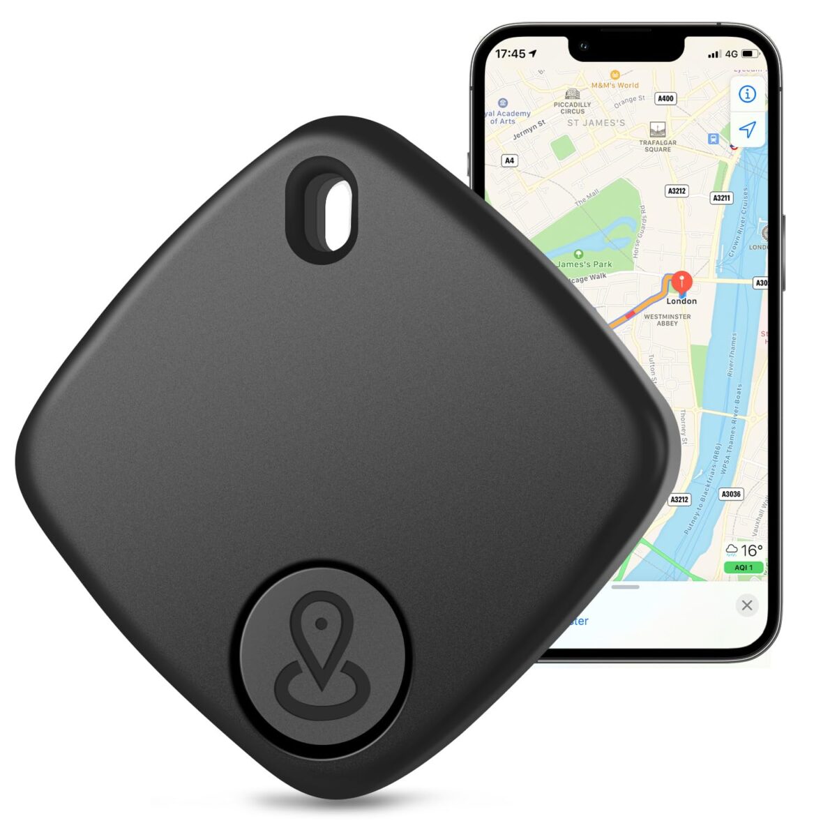 MFI Smart Anti-Lost Global Positioning Key Finder Locator Tracker ITag Locator Key Finder With Find My App Tag
