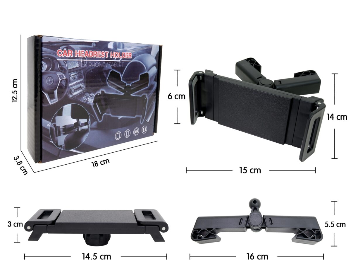 Second Generation Car Rear Seat Holder 360 Degree Rotation Car Mobile Phone Tablet Universal Holder