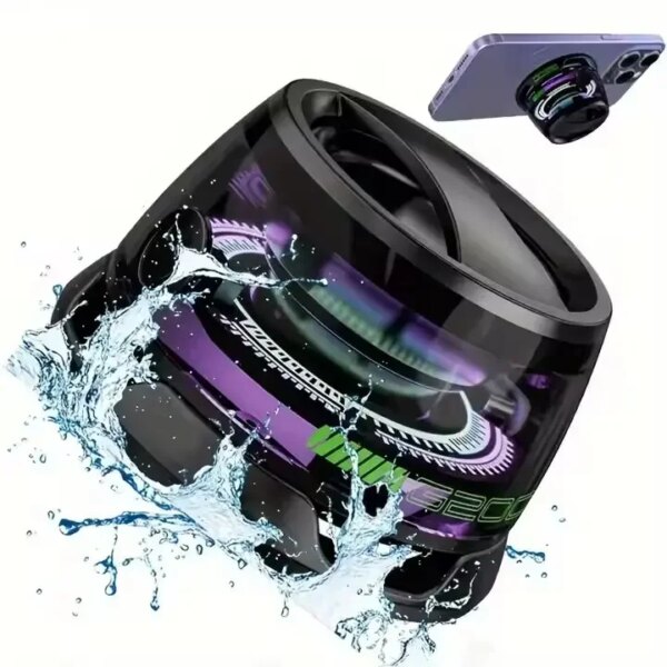 G200 Speaker Mini Portable Waterproof Speakers Magnetic Phone Holder Super Bass Wireless Speaker