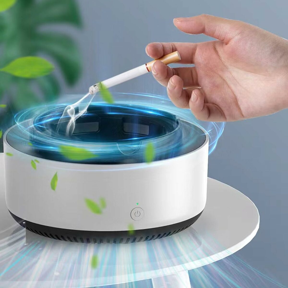 Multifunctional Ashless Air Purifier With Filter Ashtray - Image 3