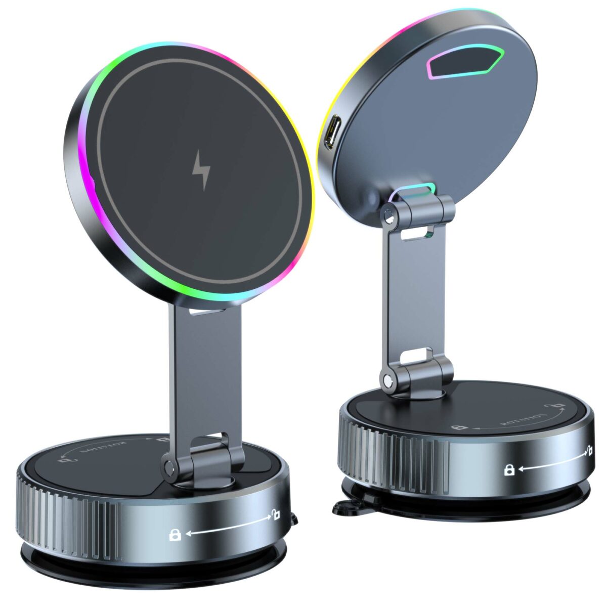 Wireless Alloy Charger Holder for Car