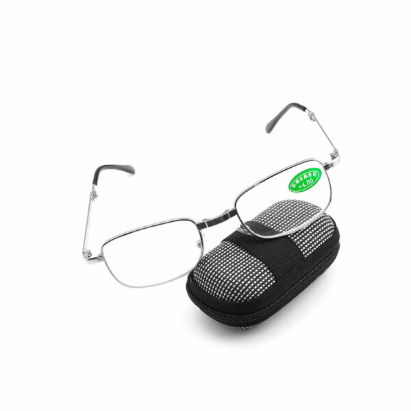 Diopter Rimless Magnetic Eyeglasses Fashion Reading Glasses with Box Ultralight Vision Care Folding Eyeglasses