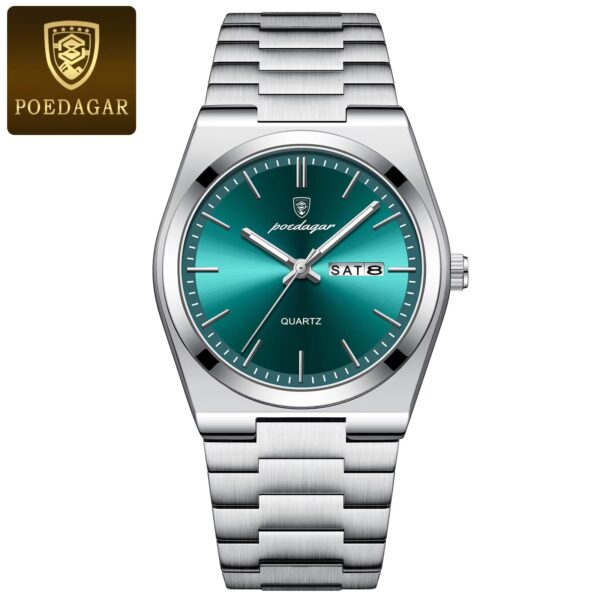 Ultra-Thin Men's Stainless Steel Luminous Quartz Watch