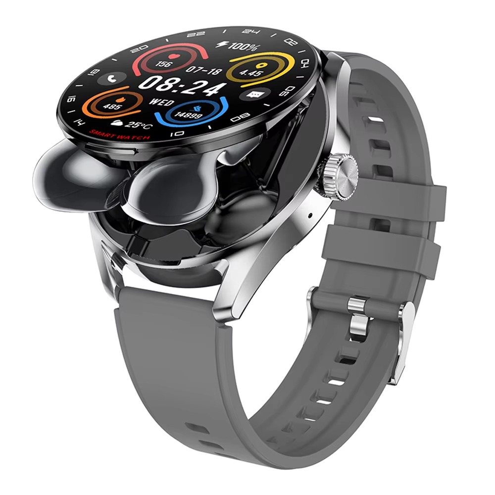 2 in 1 Smartwatch with TWS Earphones BT Call Voice Assistant Music Playback Smart Watch - Image 4